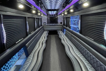 Montgomery Party Bus Interior