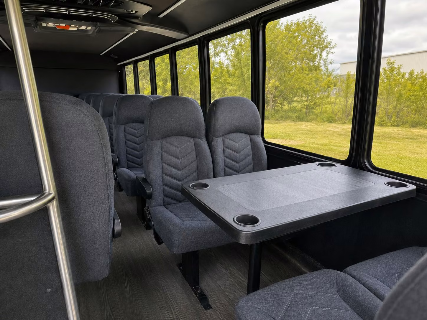 15 passenger minibus interior