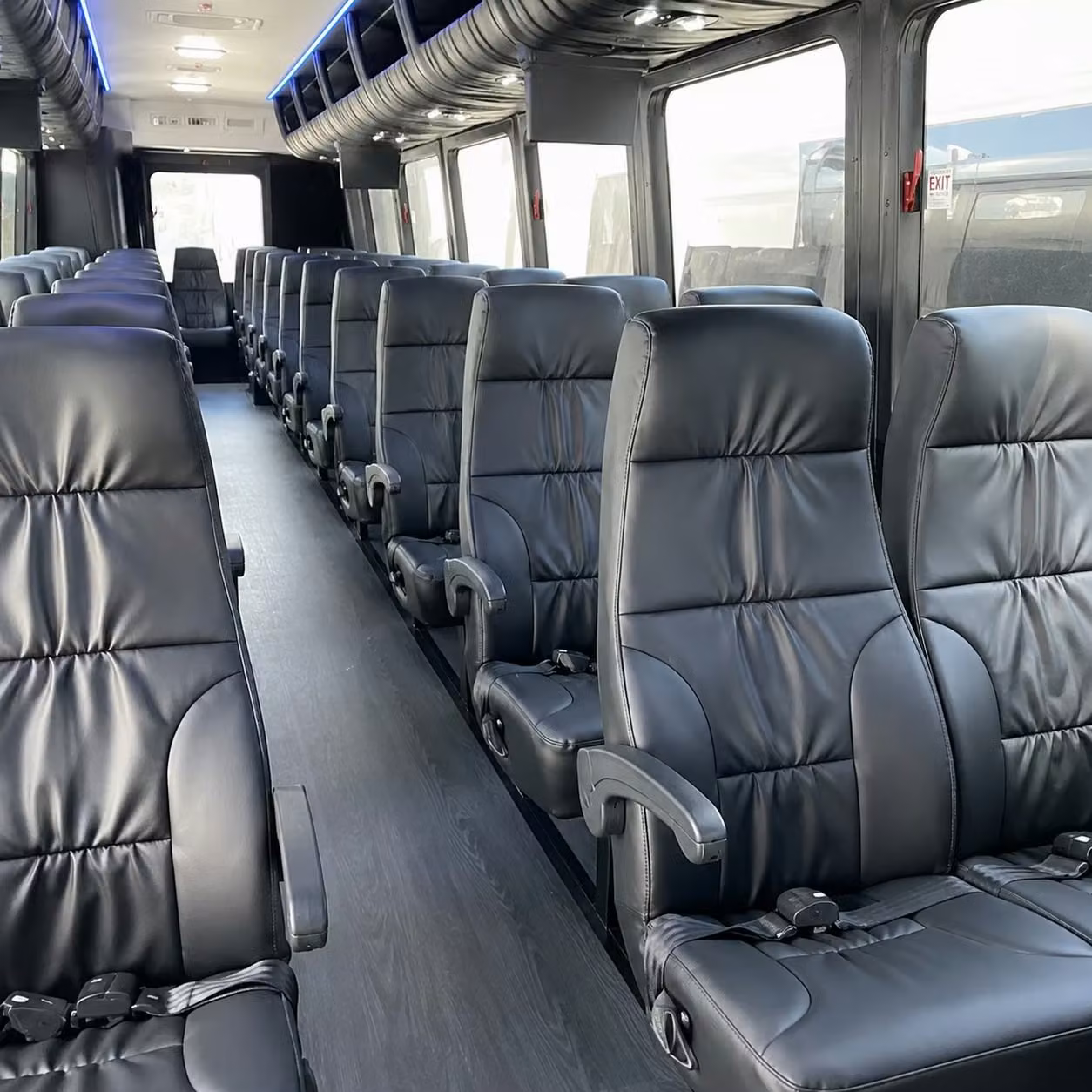25 passenger minibus interior