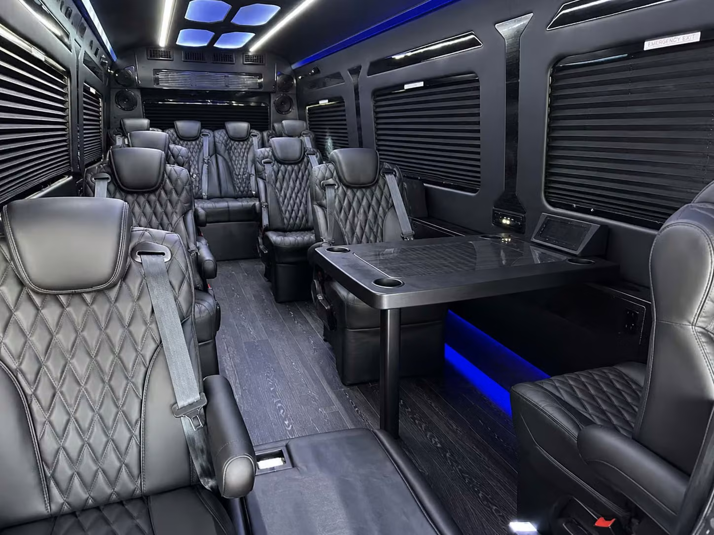 sprinter van with driver inside