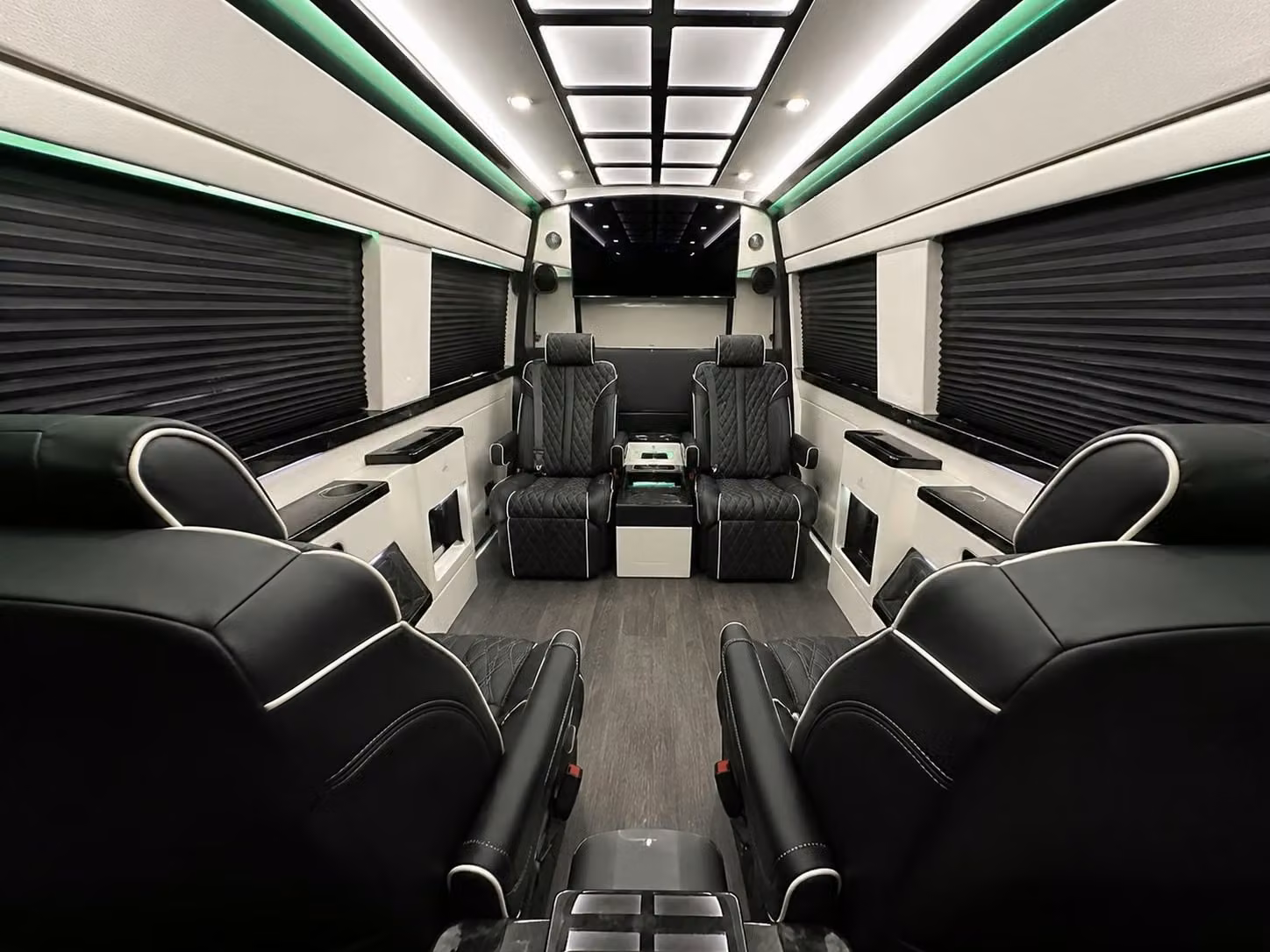 sprinter van with driver interior